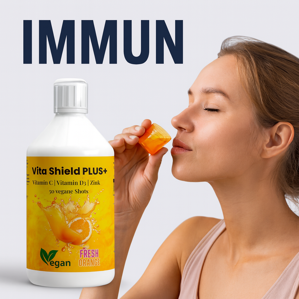 Vita Shield PLUS+ Shots - Immun-Booster mit Vitamin C, D3, Zink.