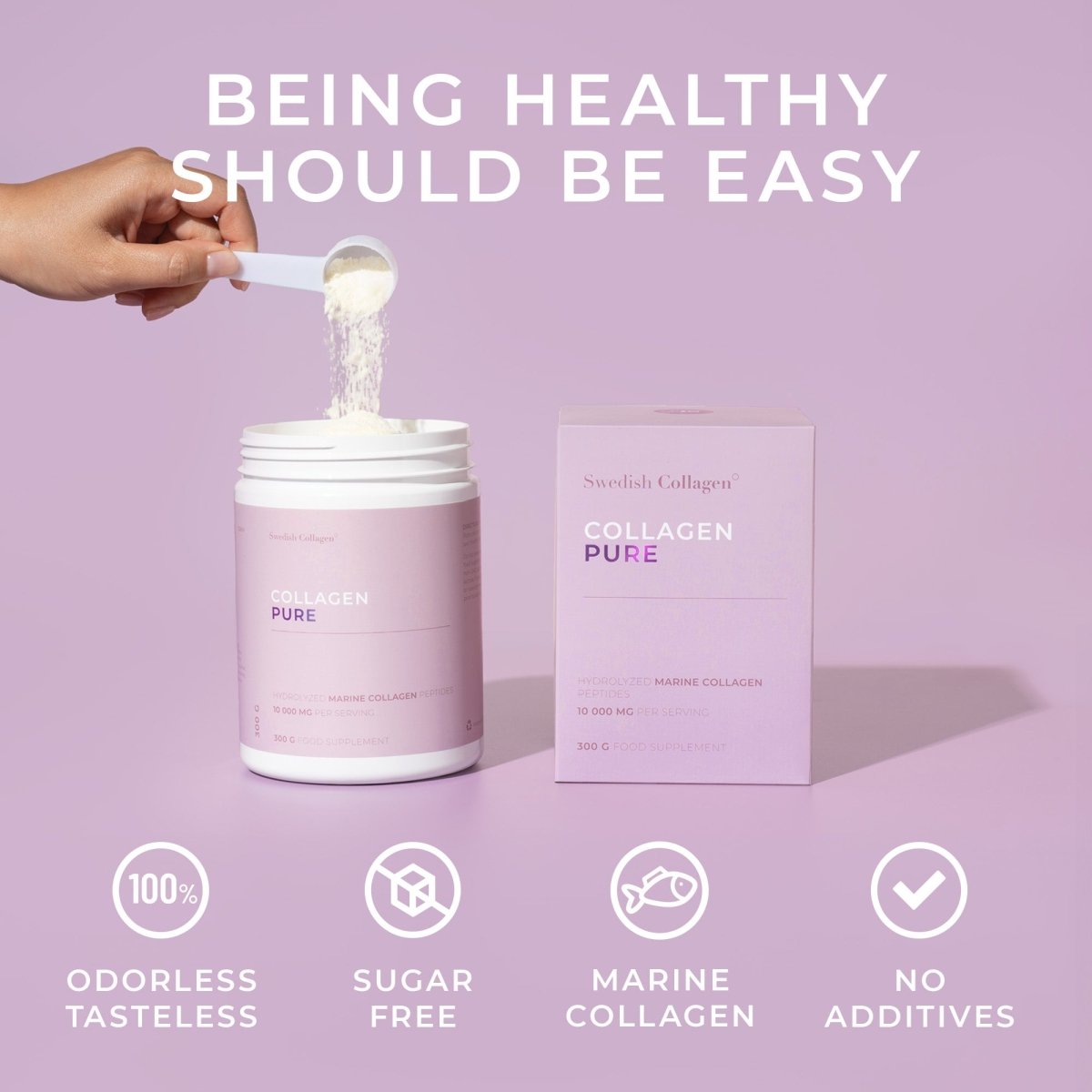 COLLAGEN PURE 300g - Lifood Swiss