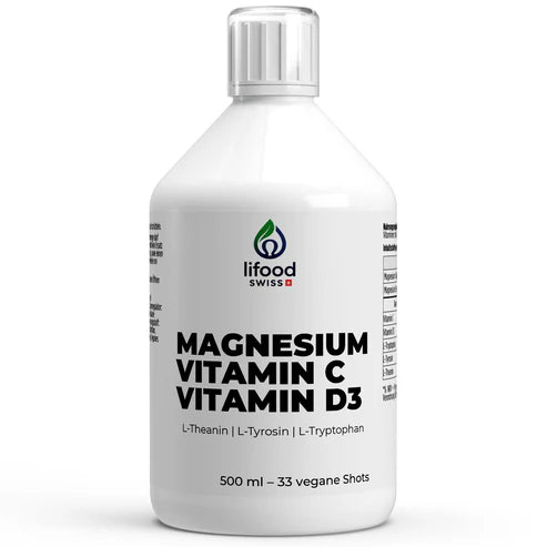 Magnesium Shots Plus+ – Mit Vitamin C & Vitamin D3 für Muskeln, Nerven & Immunsystem
