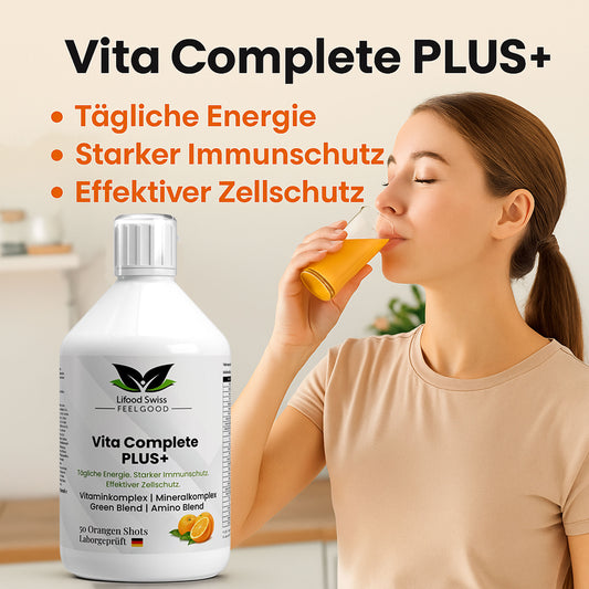 Vita Complete PLUS Pflanzenextrakten, Aminosäuren & Coenzym Q10