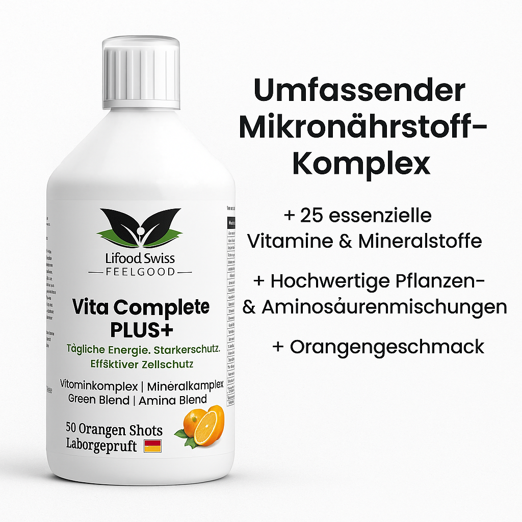 Vita Complete PLUS Pflanzenextrakten, Aminosäuren & Coenzym Q10