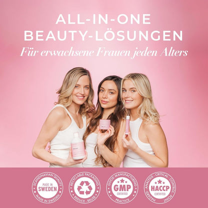 Collagen Anti - Aging Retinol Tagescreme I hydratisierte und glatte Haut I Vitamin E, Bio - Aloe Vera, Sheabutter, Jojobaöl - Lifood Swiss