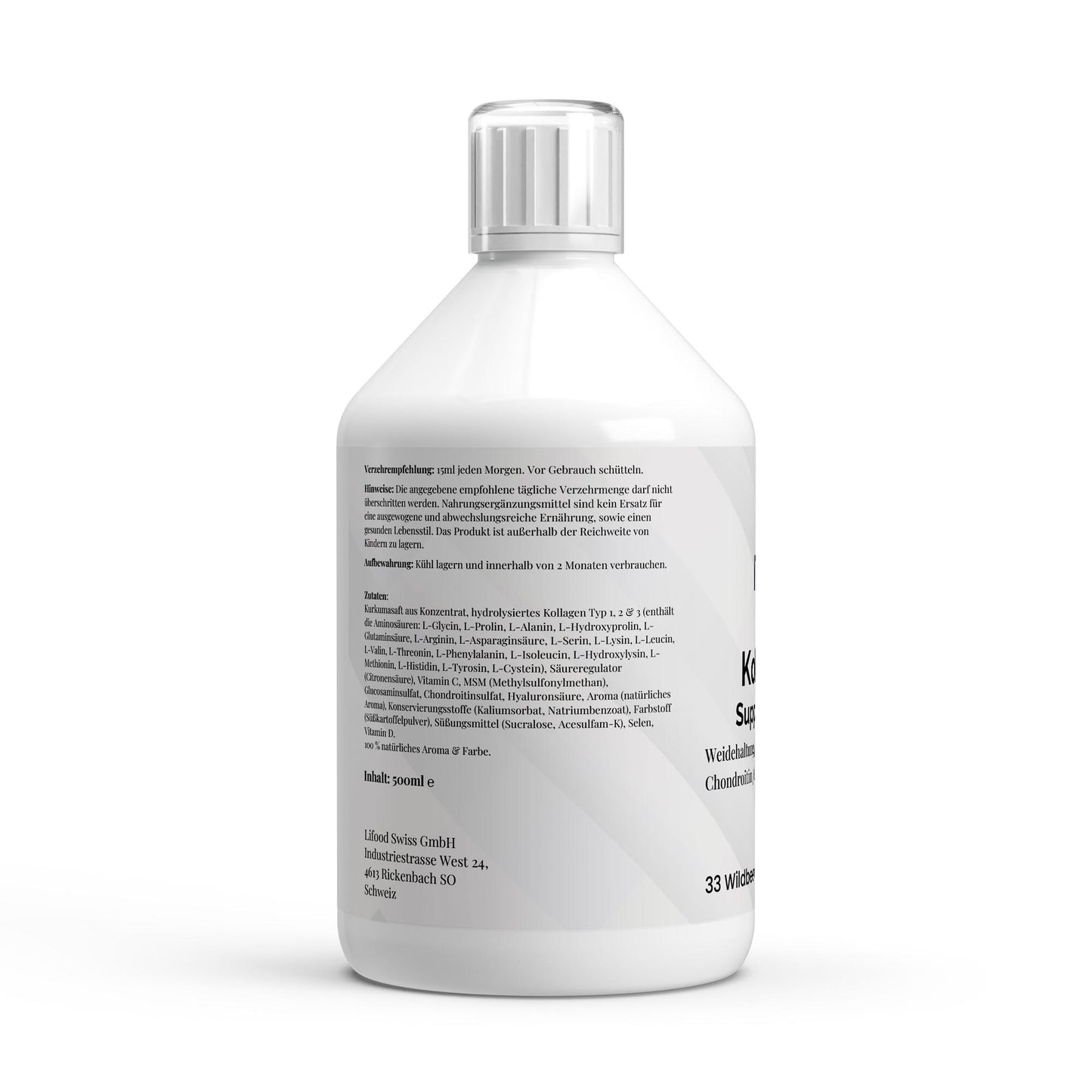 Kollagen Support PLUS+ Shots – Aktiv-Formel mit Kollagen, MSM, Kurkuma, Vitaminen