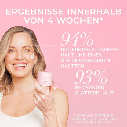 Kollagen Retinol - Nachtcreme I Anti - Falten & feuchtigkeitsspendend I Niacinamid, Vitamin E, Bio - Aloe Vera und Sheabutter – 50 ml - Lifood Swiss