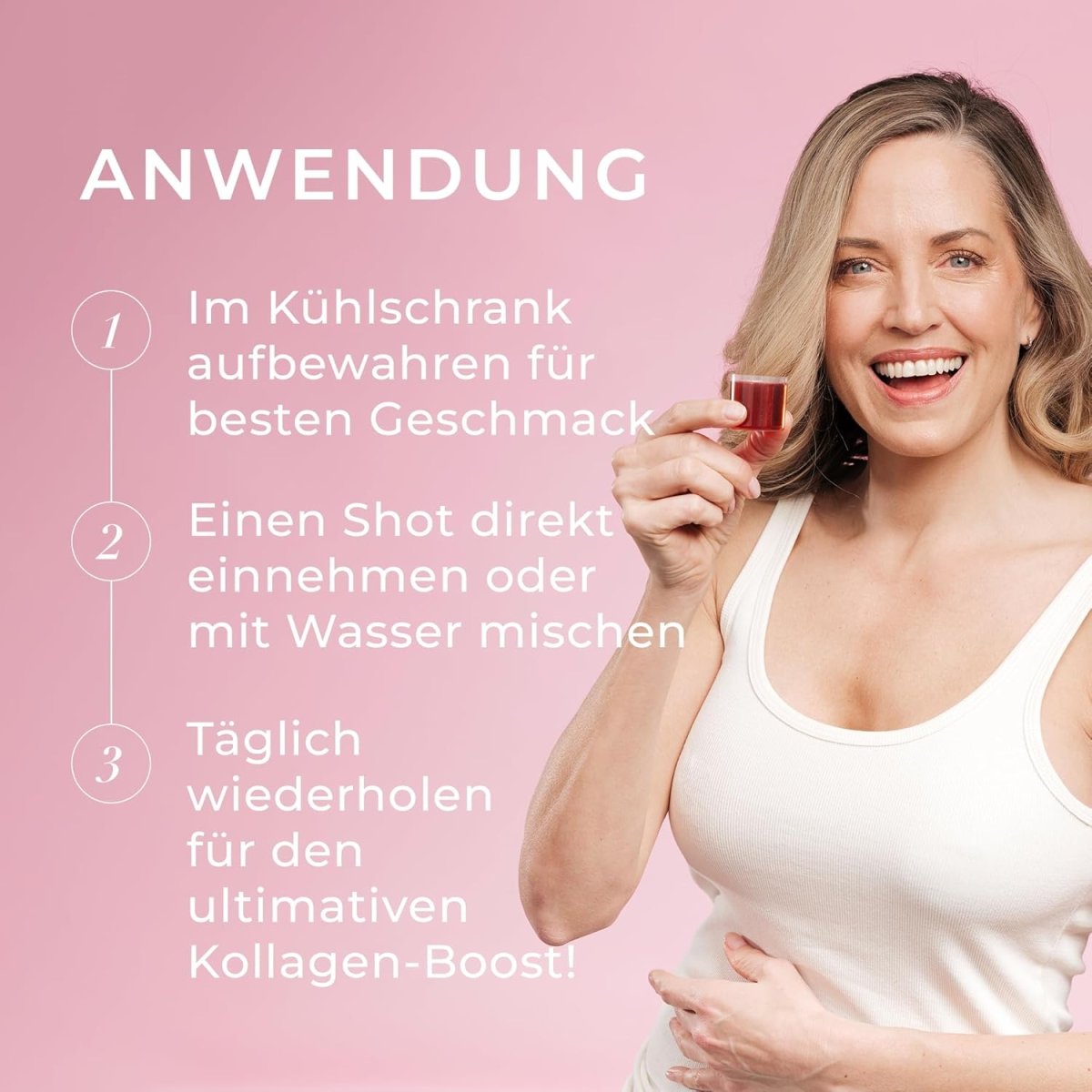 Meereskollagen, Hyaluronsäure, Vitamin, Biotin, Aloe Vera - 500ml - Lifood Swiss